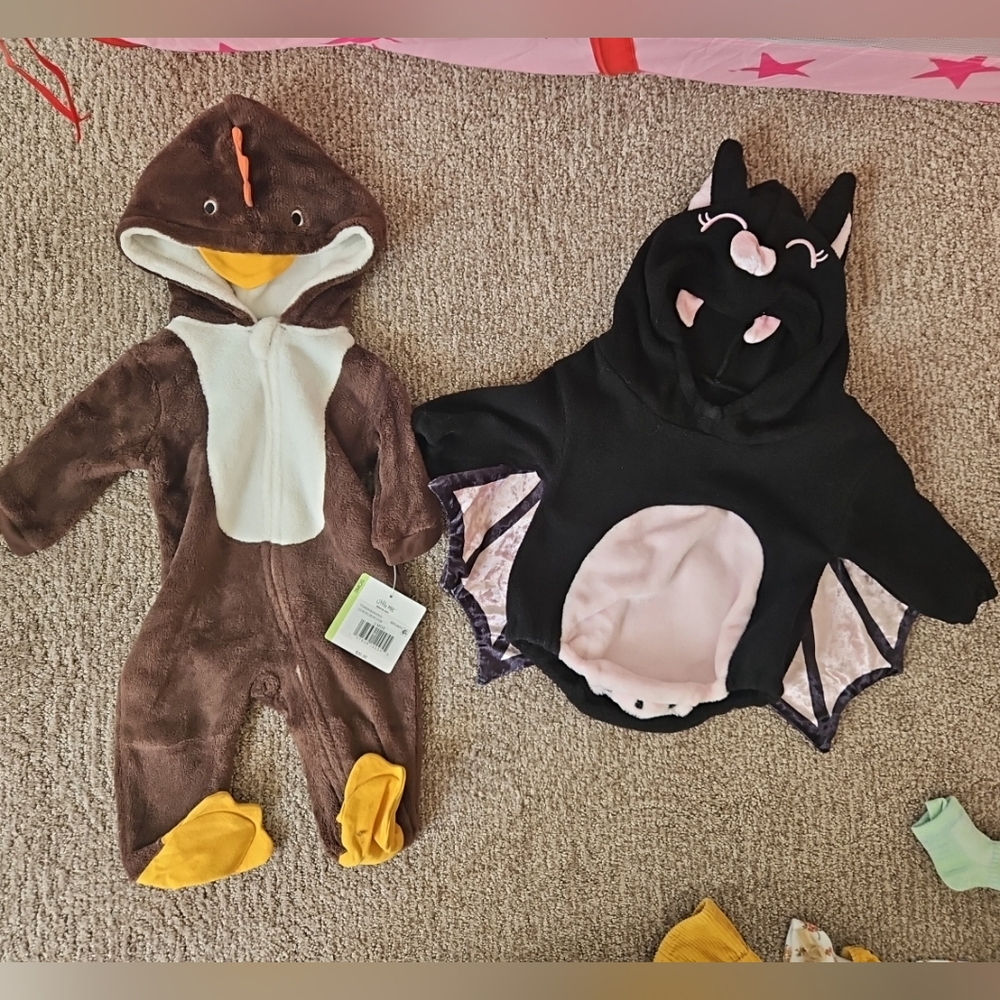 Holiday Baby Costumes Halloween Thanksgiving Cute Bat And Turkey 3 Months